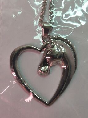 Silver Heart Pendant Necklace